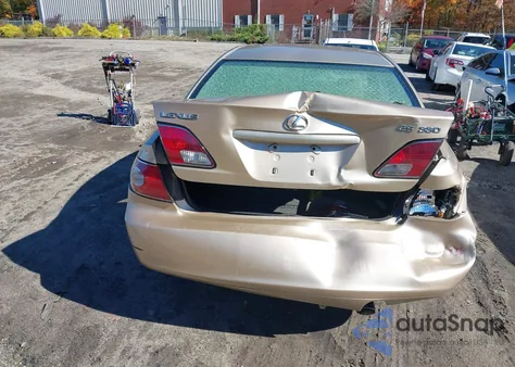 2003 Lexus Es 300 из США, поврежденный, VIN JTHBF30G430128007